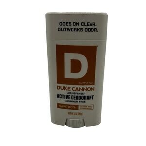 Duke Cannon Sawtooth Active Deodorant Aluminum Free Goes On Clear Outworks Odor